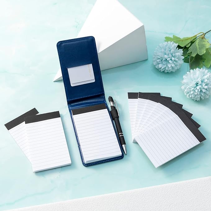 Camelmother 10Pcs Pocket Notepad Holder Set Notebook 3 x 5 Inch - Image 4