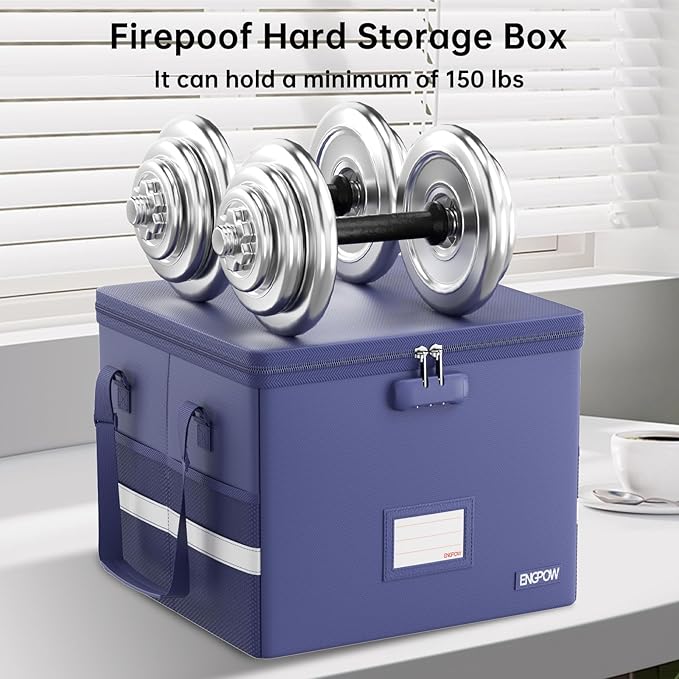 ENGPOW 5200°F File Box Fireproof Document Box - Image 6