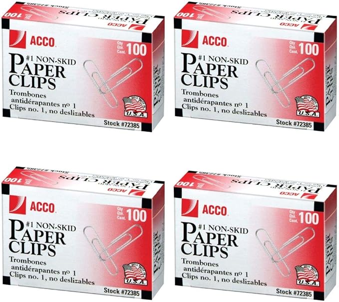 ACCO Paper Clips, 1 Size by ACCO+Brands