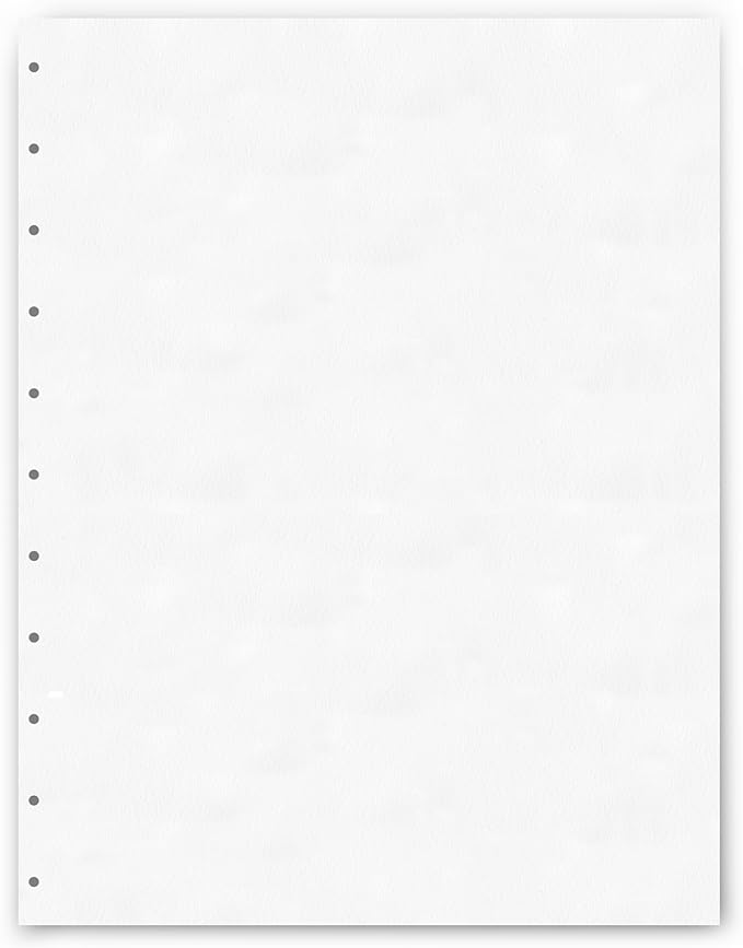 PrintWorks Professional Pre-Punched 11 Hole Velo Bind Paper for 11 Pin & 4 Pin Binding Spines - Book Binding Printer Paper - Made in the USA - 500 Sheets - 8.5" x 11" - 20 lb - 92 Bright White (04330)