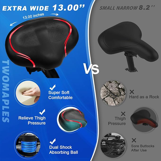 Noseless Bike Seat Cushion for Men & Women - Image 3