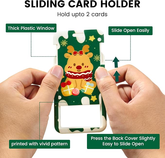 ID Card Badge Holder Key Chain - Image 4