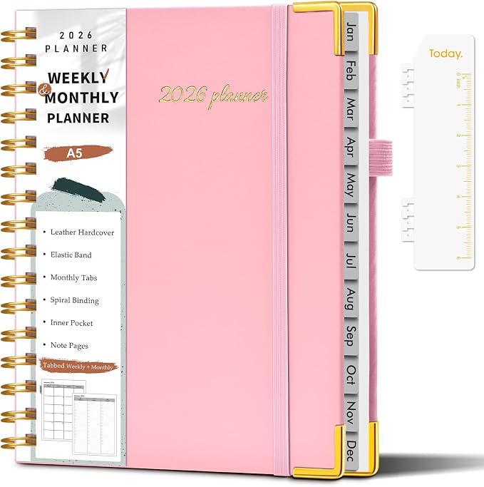 2026 Planner, Weekly and Monthly Calendar Planner from January 2026 by Unknown