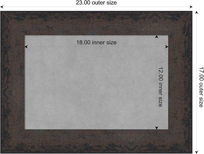 Amanti Art Black Framed Magnetic Board 17x23 Small Vision Board - Image 4