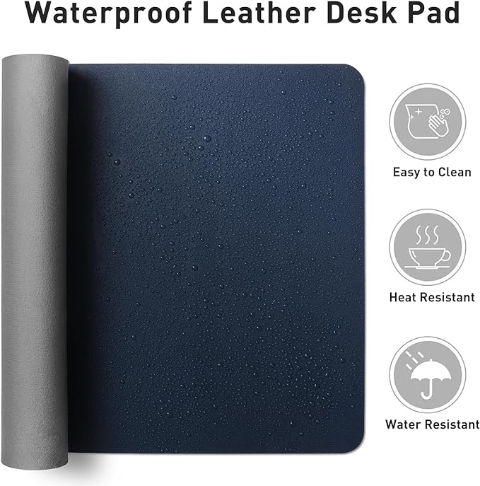 Aothia Faux Leather Desk Mat - Image 7