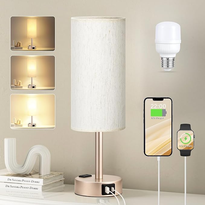 Fenmzee Bedside Table Lamp for Bedroom by Fenmzeelighting