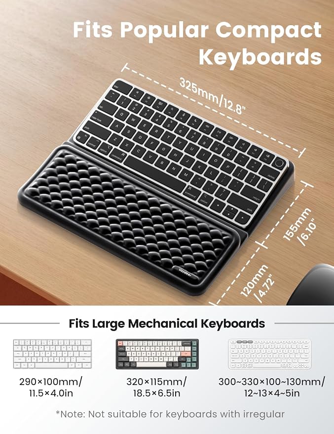 Vaydeer Keyboard Wrist Rest, Keyboard Stand - Image 8
