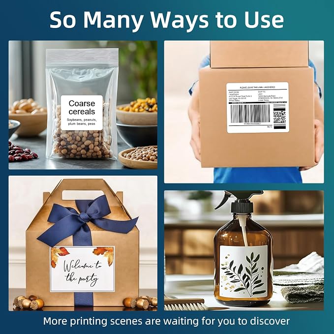 500 Sheets 3000 Pcs 3-1/3 x 4 6 Up Shipping Address Labels - Image 6