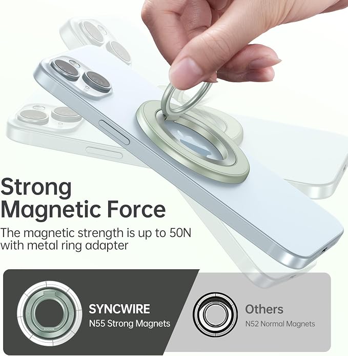 SYNCWIRE Magnetic Phone Ring Holder - Image 5