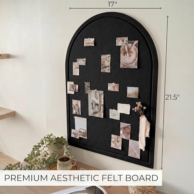 Large Arched Felt Bulletin Board - Image 2