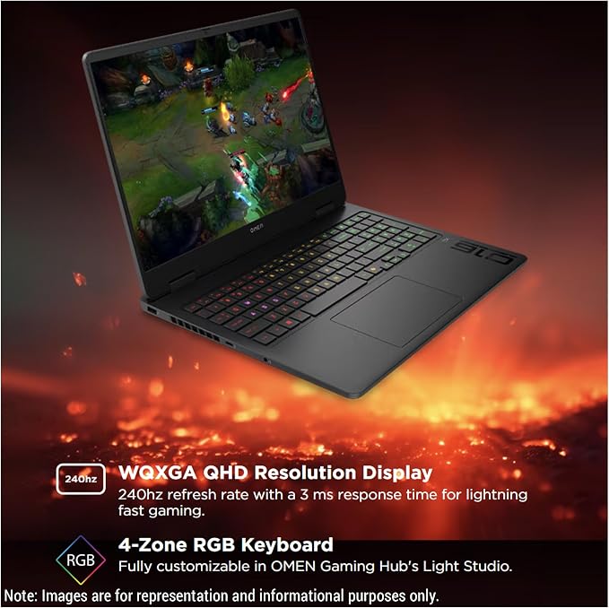 HP OMEN 16 Gaming Laptop, Intel Ultra 9-285H, 64 GB DDR5 RAM, 1 TB PCIe SSD - Image 3