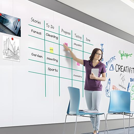 CHUNNIAO Green Magnetic Tape for Whiteboard in Classsroom&Office, Fine Line - Image 6
