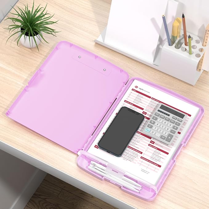 Rimilak Clipboard with Storage, 8.5 x 11'' High Capacity Clip Board, - Image 7