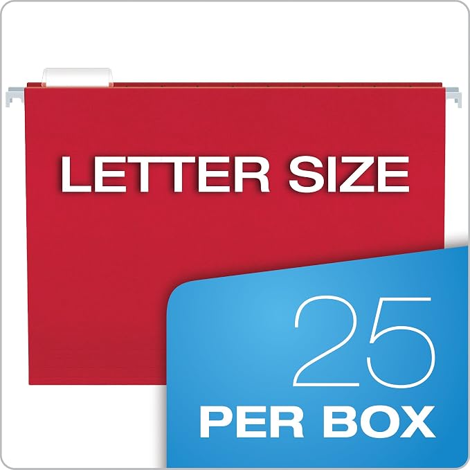 Pendaflex Hanging File Folders, Letter Size, 5 Tab Positions, Reinforced - Image 5