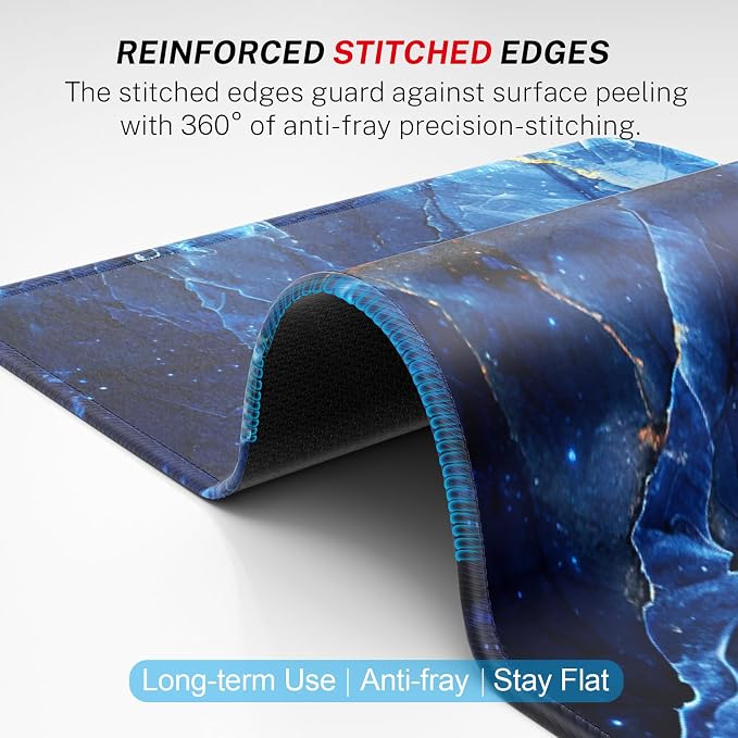 MROCO Essential Office & Gaming Mouse Pad, 8.5 x 11 Inch, Ocean Marble | - Image 3