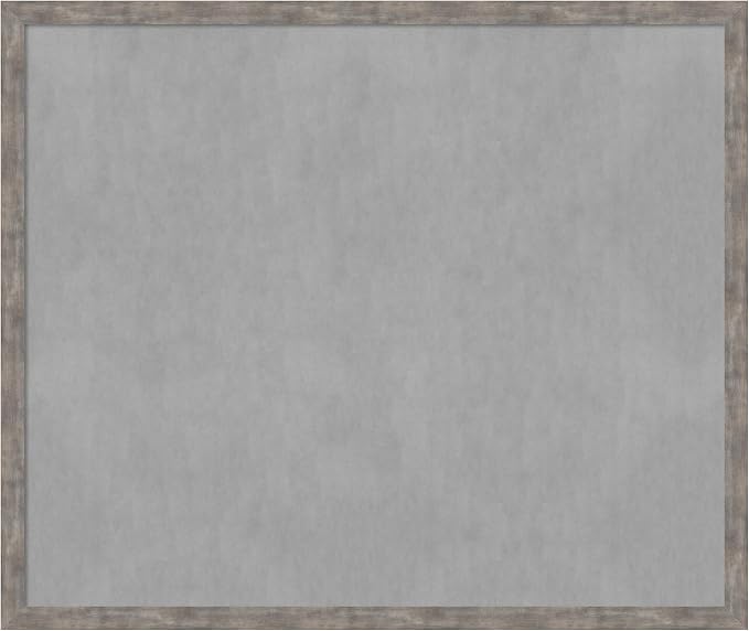 Amanti Art Silver Framed Magnetic Board 43x51 Oversize Vision Board by AmantiArt