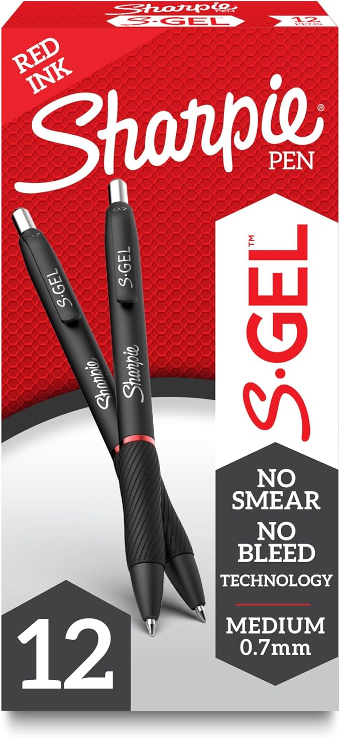 Sharpie S-Gel Pens, Medium Point, Teacher Supplies by Unknown