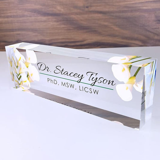 Artblox Office Desk Name Plate Personalized | Custom Name Plates by Artblox