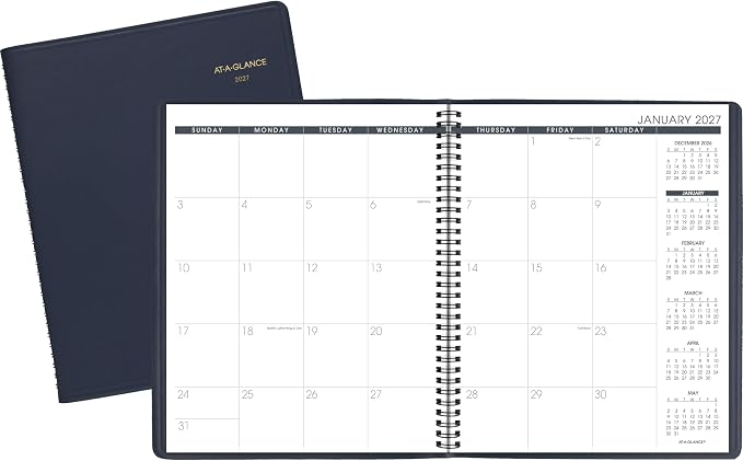 AT-A-GLANCE 2027 Planner, 15-Month Jan-Mar, Unruled Daily Blocks - Image 9