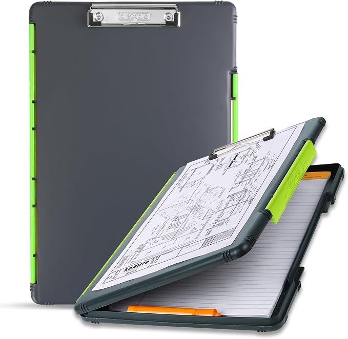 Dexas Legal Size XL Slimcase 2 Storage Clipboard, 15.5" x 10.5" by Dexas