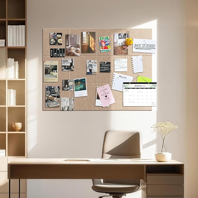 TSJOFFICE Large Cork Board for Wall - Image 3