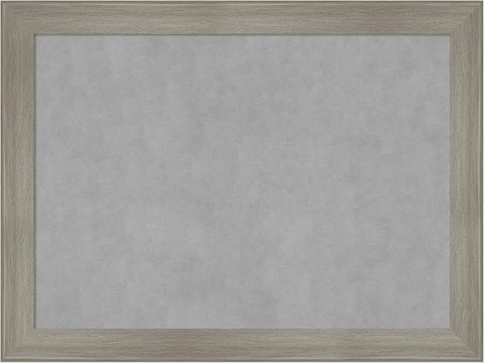 Amanti Art Grey Framed Magnetic Board 24x32 Medium Vision Board by AmantiArt