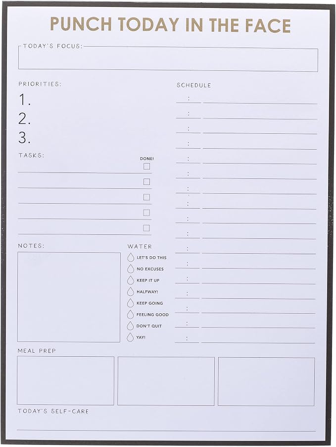 Graphique Punch Today To-Do List Notepad | 150 Tear-Away Sheets | Task Planner by GraphiquedeFrance