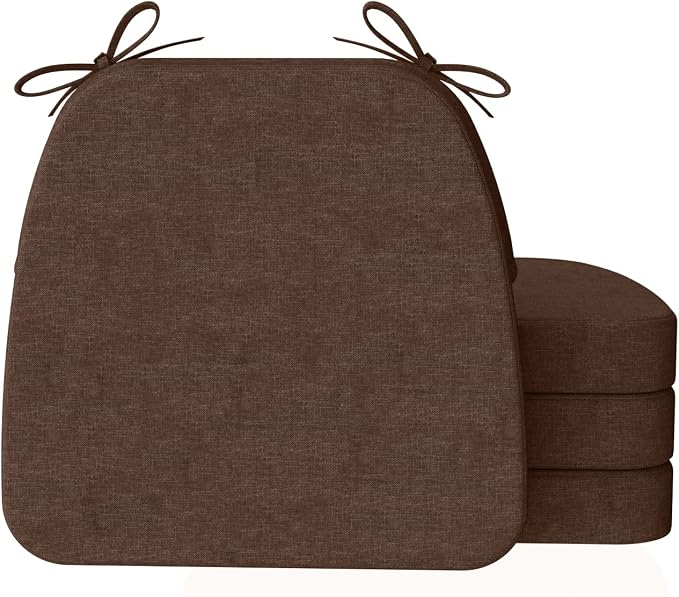 AAAAAcessories D-Shaped Chair Cushions, Machine-Washable Cover by AAAAAcessories