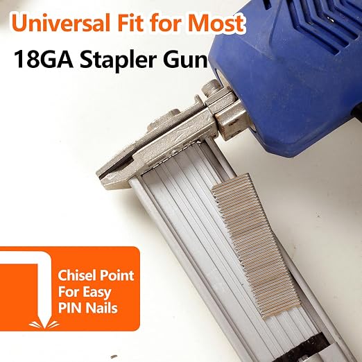 1000-Count 1 Inch Length, 18 Gauge 1/4 Inch Narrow Crown Staples, Heavy Duty - Image 6