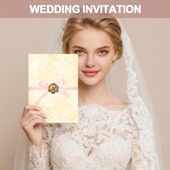 100 Pcs Invitation Envelope Jackets, 5x7 Pretty Vellum Jackets - Image 4