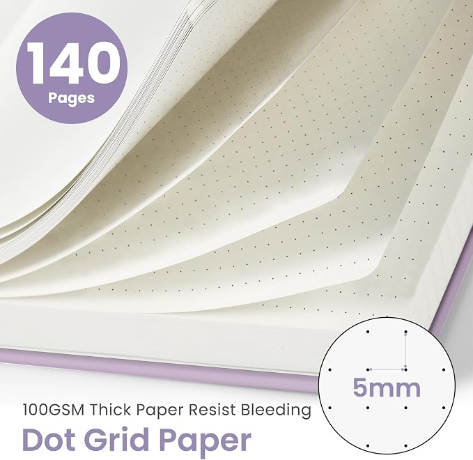 Taja Dotted Spiral Journal Notebook - Image 2
