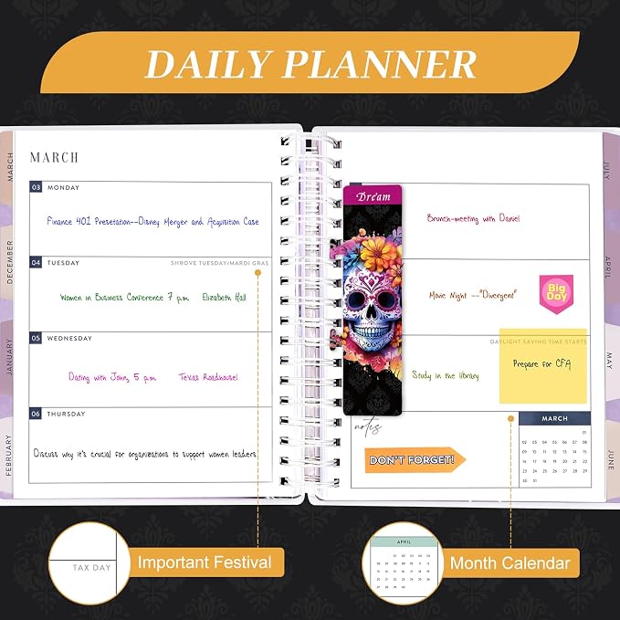 Planner 2026-2027, 18 Months Large Academic Daily Weekly Monthly Organizer | - Image 7