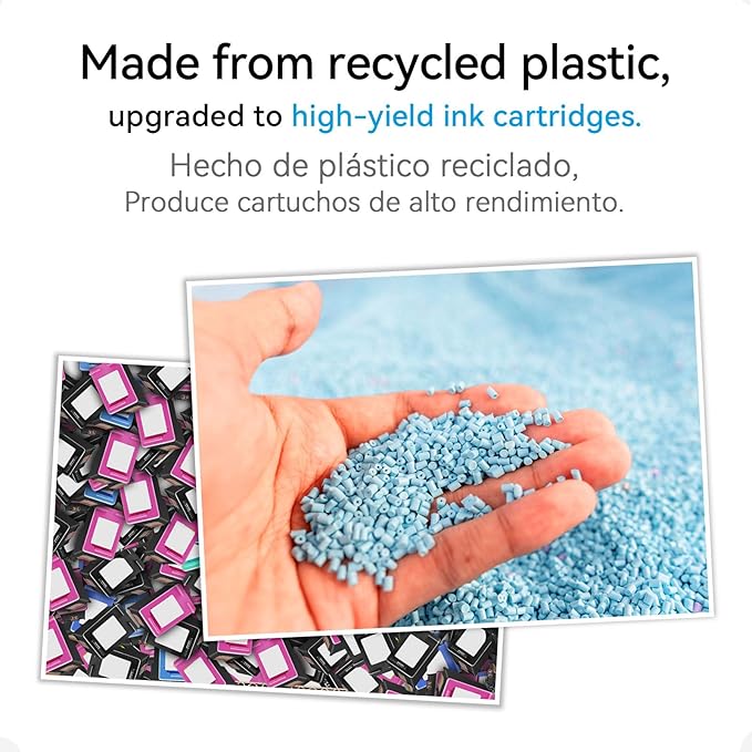 62XL Ink Cartridge Combo Pack Compatible for HP Ink 62 Black Color Compatible for Envy 7640 7645 5660 5665 5642 5540 OfficeJet 8045 8040 5746 5745 250 200 Printer-DeskLoop Office