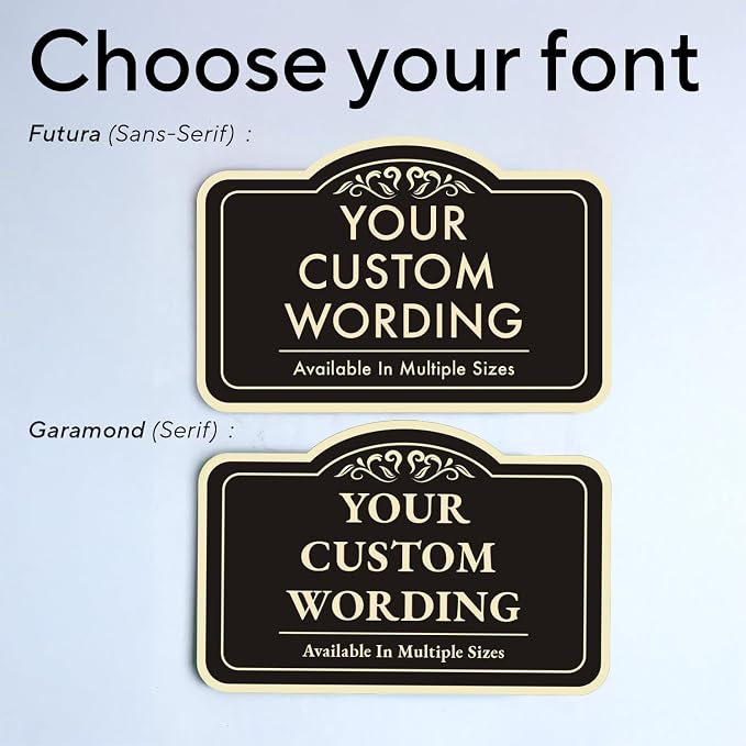Custom Decorative Outdoor Metal Signs, Customized Driveway Signs, Waterproof - Image 9