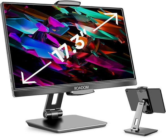 ROADOM Tablet Stand, Adjustable 360° Swivel Bracket, 180° Tiltable Clamp by ROADOM