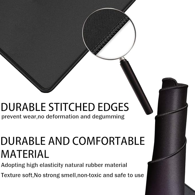 TEDNETGO Large Gaming Mouse Pad, Waterproof Extra Large Big Mouse Pad - Image 2