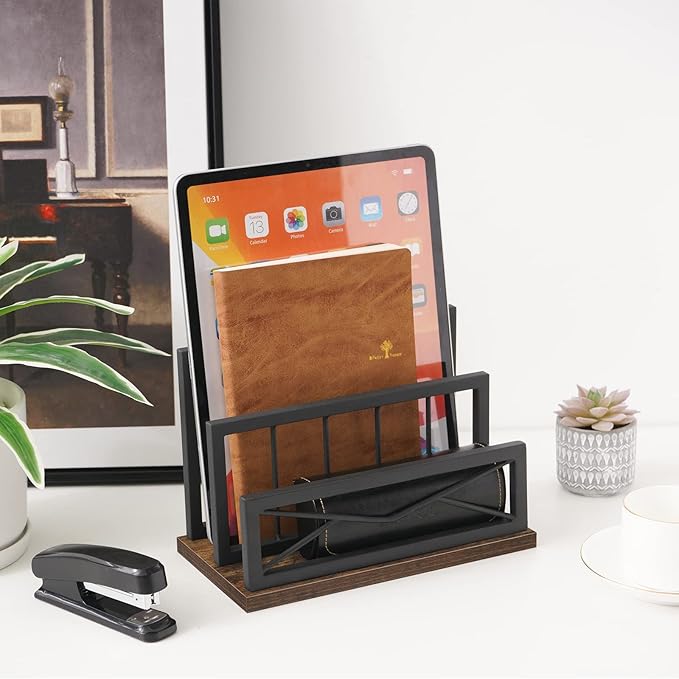 Snughome Desktop Mail Organizer, Desk Mail Organizer - Image 4