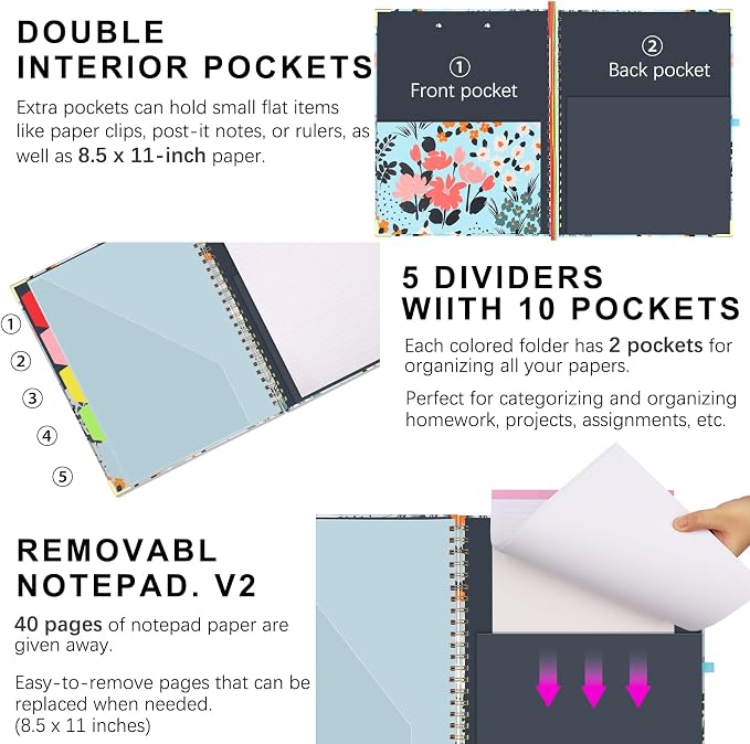HWPRATO Spiral Clipboard Folio - Image 4