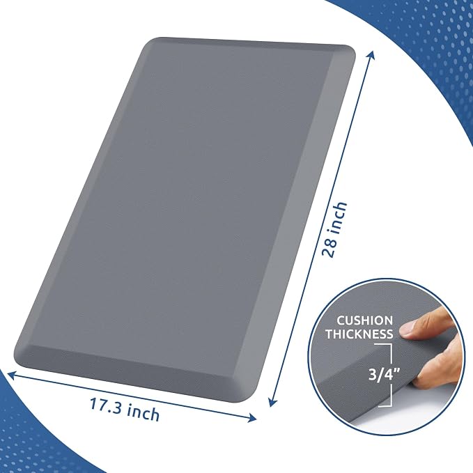 KitchenClouds Kitchen Mat Cushioned Anti Fatigue Kitchen Rug Non Slip Standing - Image 2