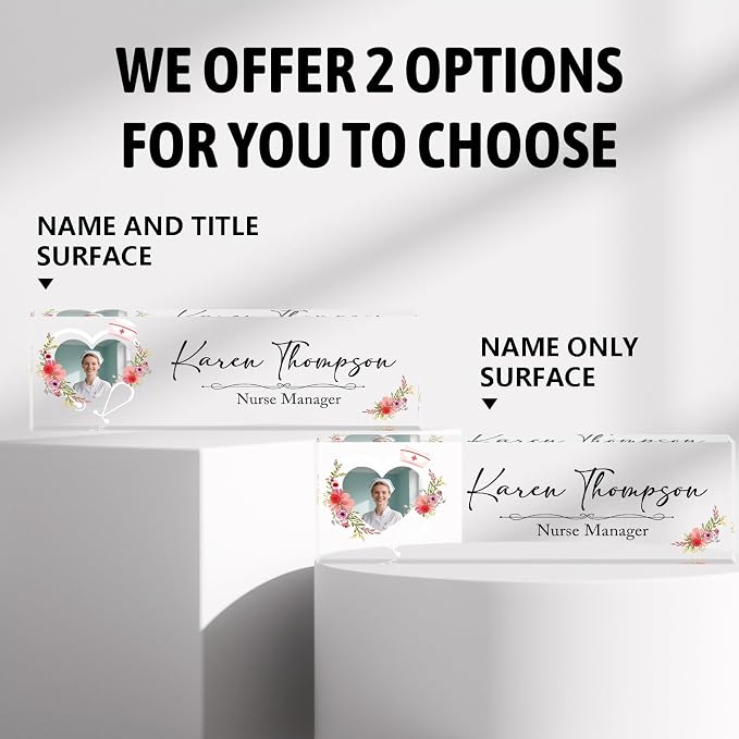 Custom Desk Name Plate Personalized - Image 2