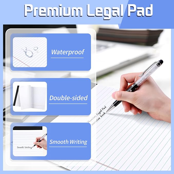 2 Pack Legal Pads Refills Note Pads, Writing Pads 8.5 x 11 Inches, Memo Pads - Image 3