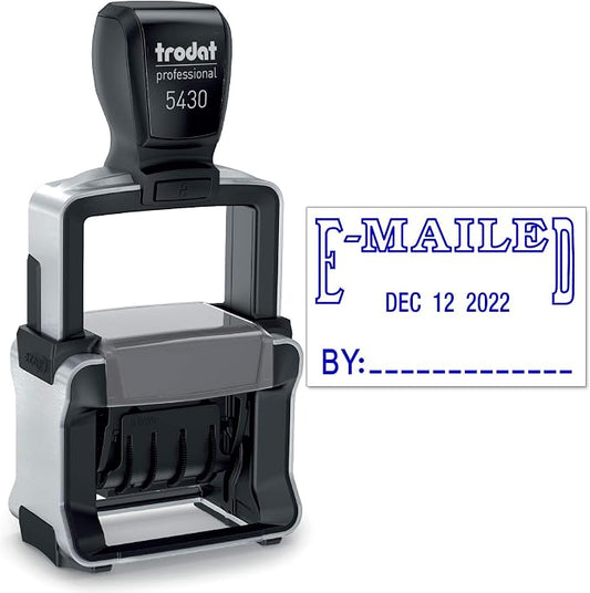 Trodat 5430 Professional Self-Inking Date Stamp by Maxmark