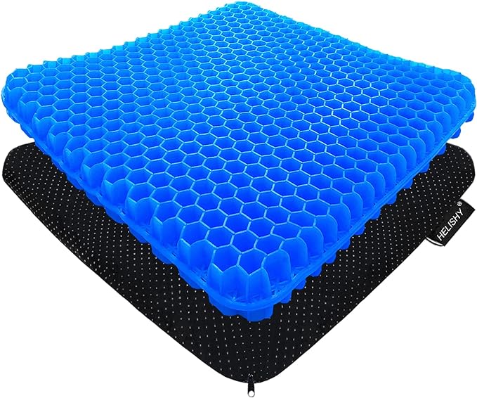 Gel Seat Cushion for Long Sitting by Helishy