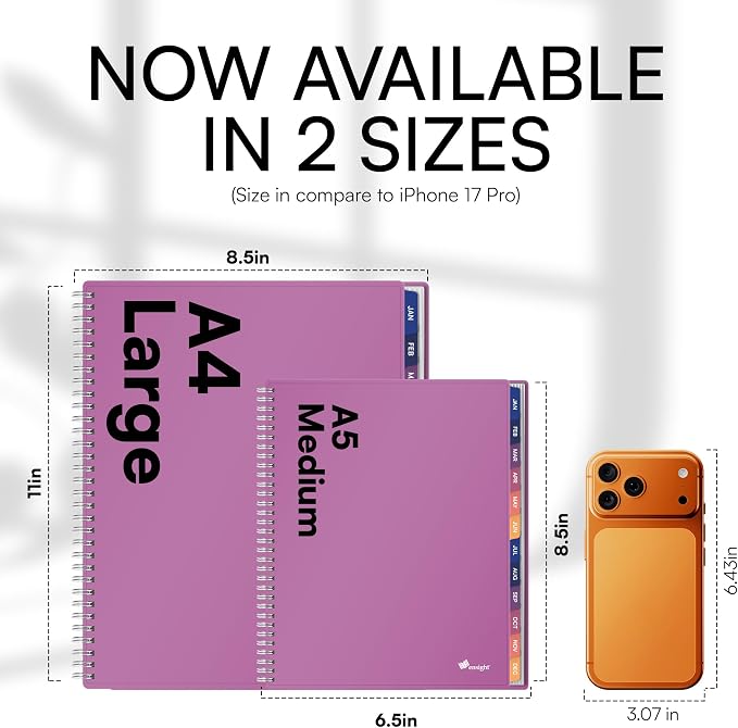 Ensight 2026 Appointment Book and Planner 6.5" x 8.5" Large Hourly Weekly Daily - Image 3