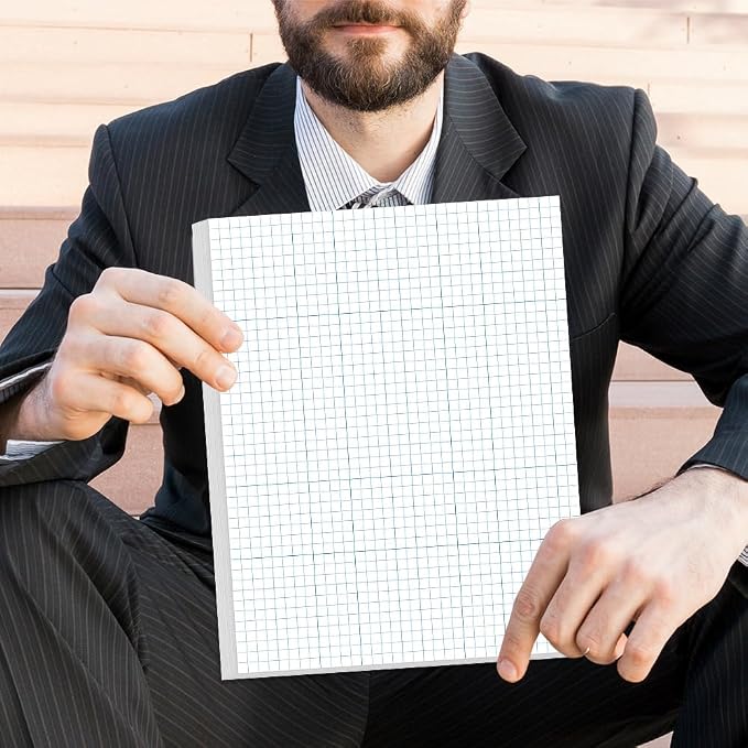 Graph Paper - A4 Unpunched Grid Paper, 100Sheets / 200Pages Double Sided - Image 6