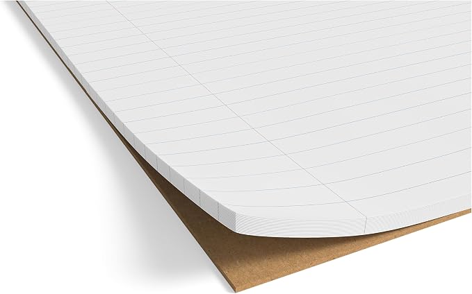 STAPLES Notepads, 8.25” x 11.75”, Wide Ruled, 50 Sheets/Pad - Image 3