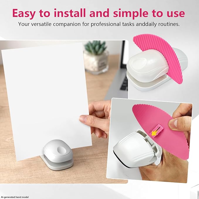 Paper Holder for Typing, Compact Plastic Document Holder for Typing, Paper - Image 6