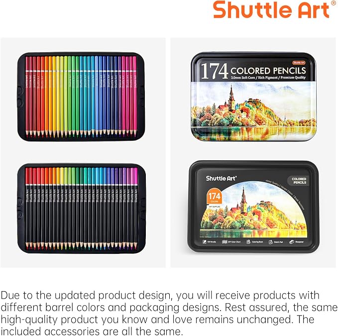 Shuttle Art 174 Colored Pencils - Image 9