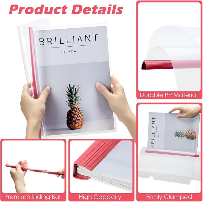 Thenshop 100 Pcs Clear Report Covers - Image 3