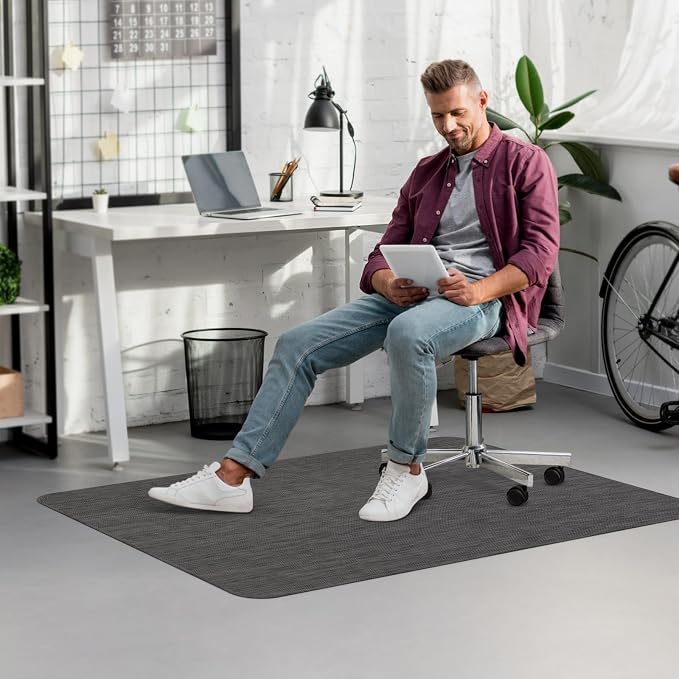 Blvornl Office Chair Mat for Hardwood Floor, 35.4"x 55" Desk Chair Mat for Hard - Image 7